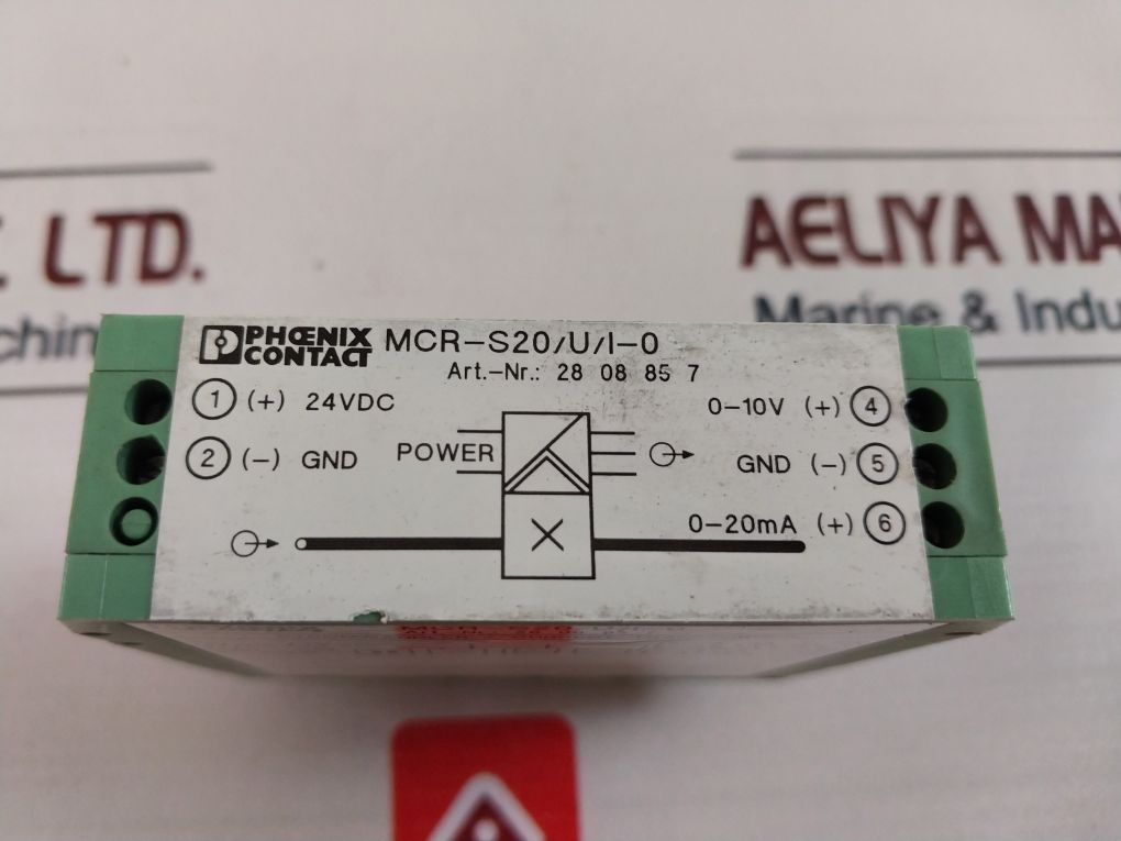 Phoenix Contact Mcr-s20/U/I-0 Current Transformer 20-30Vdc 60Ma