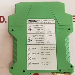 Phoenix Contact Mcr-sl-pt100-i-dc-24 Temperature Transducer 28 14 88 3