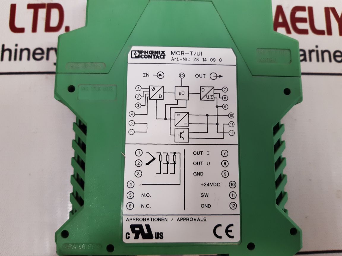 Phoenix Contact Mcr-t/Ui Temperature Transmitter 28 14 09 0