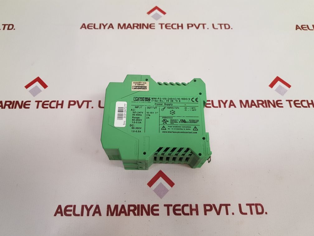 Phoenix Contact Mini-ps-100-240Ac/10-15Dc/2 Power Supply