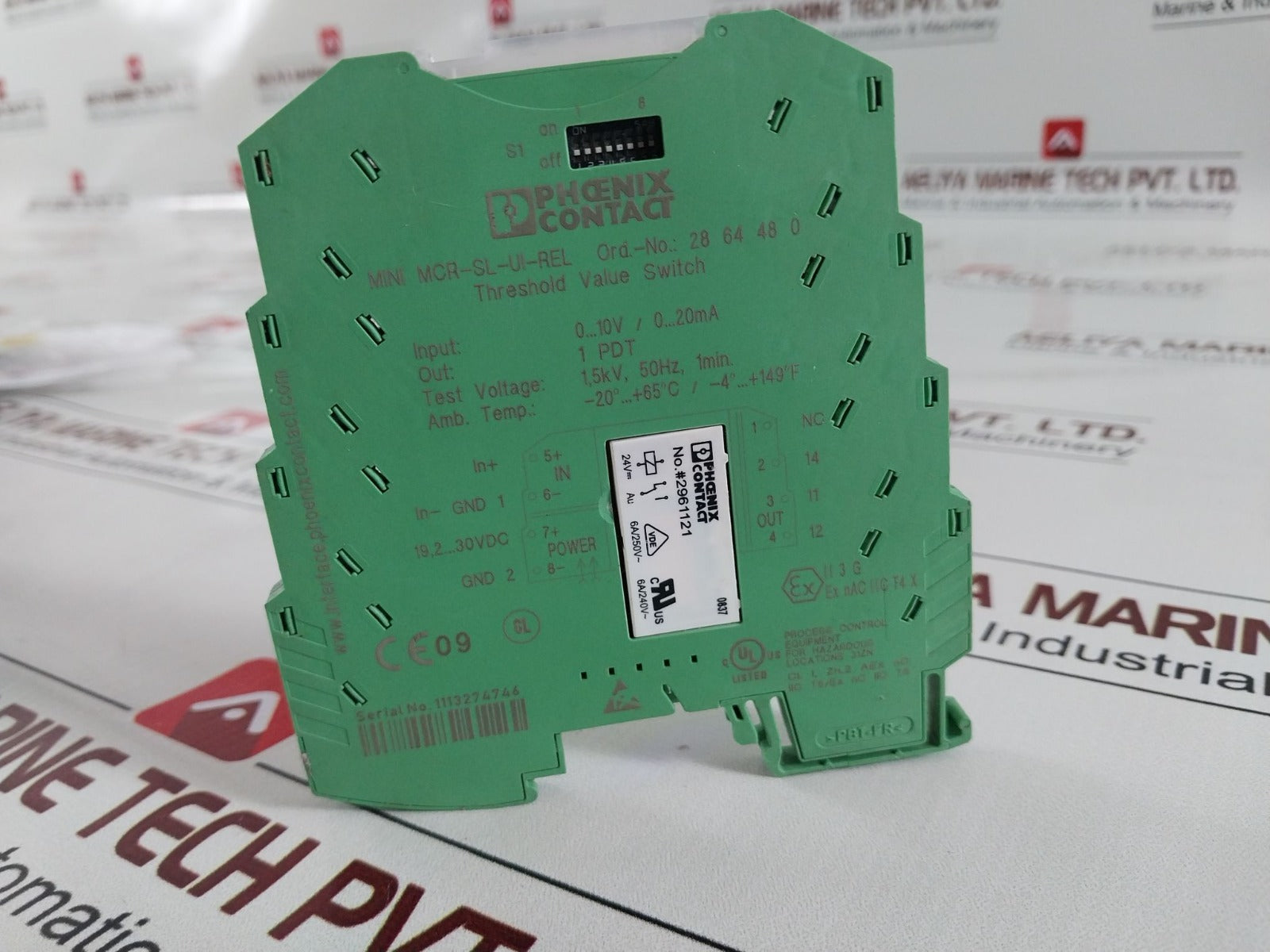 Phoenix Contact Mini Mcr-sl-ui-rel Threshold Value Limit Switch 28 64 48 0