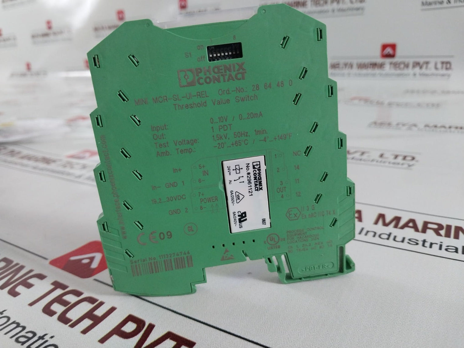 Phoenix Contact Mini Mcr-sl-ui-rel Threshold Value Limit Switch 28 64 48 0