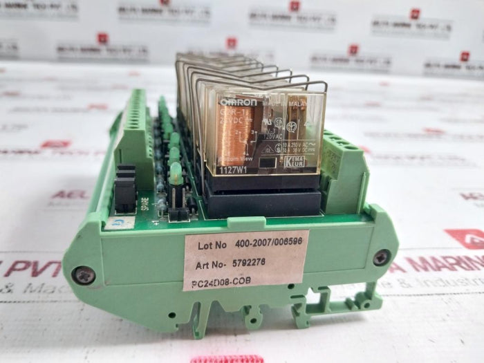 Phoenix Contact PC24D08CO-C Relay Module 0074513 Card-h