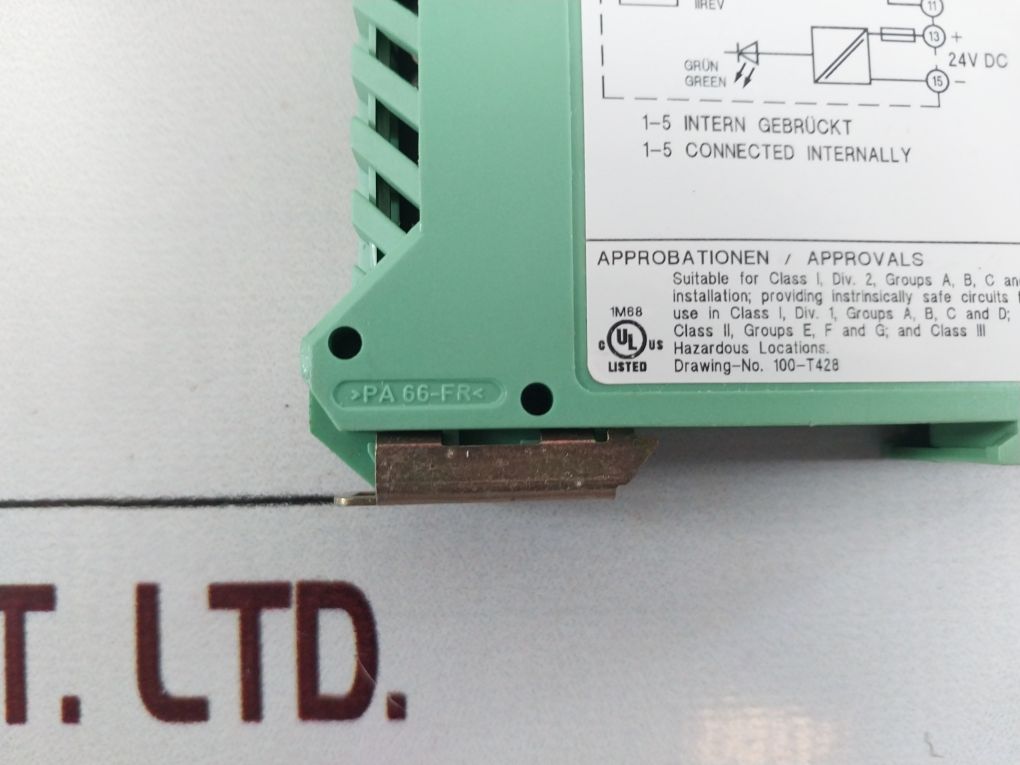 Phoenix Contact Pi-ex-me-2Nam-coc-24Vdc Switch Amplifier-relay Output