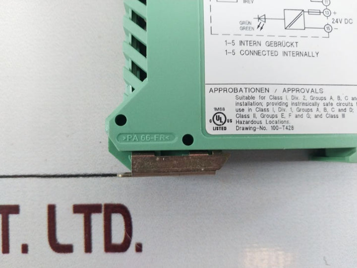 Phoenix Contact Pi-ex-me-2Nam-coc-24Vdc Switch Amplifier-relay Output
