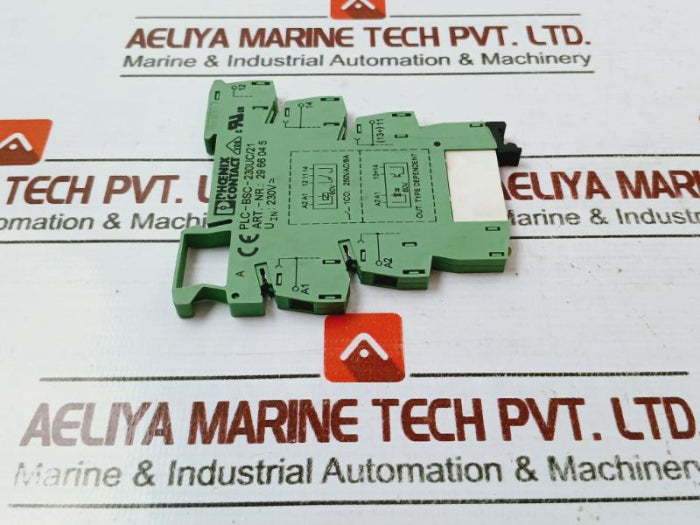 Phoenix Contact 2961118 Relay With Base 29 66 04 5 Plc-bsc-230Uc/21