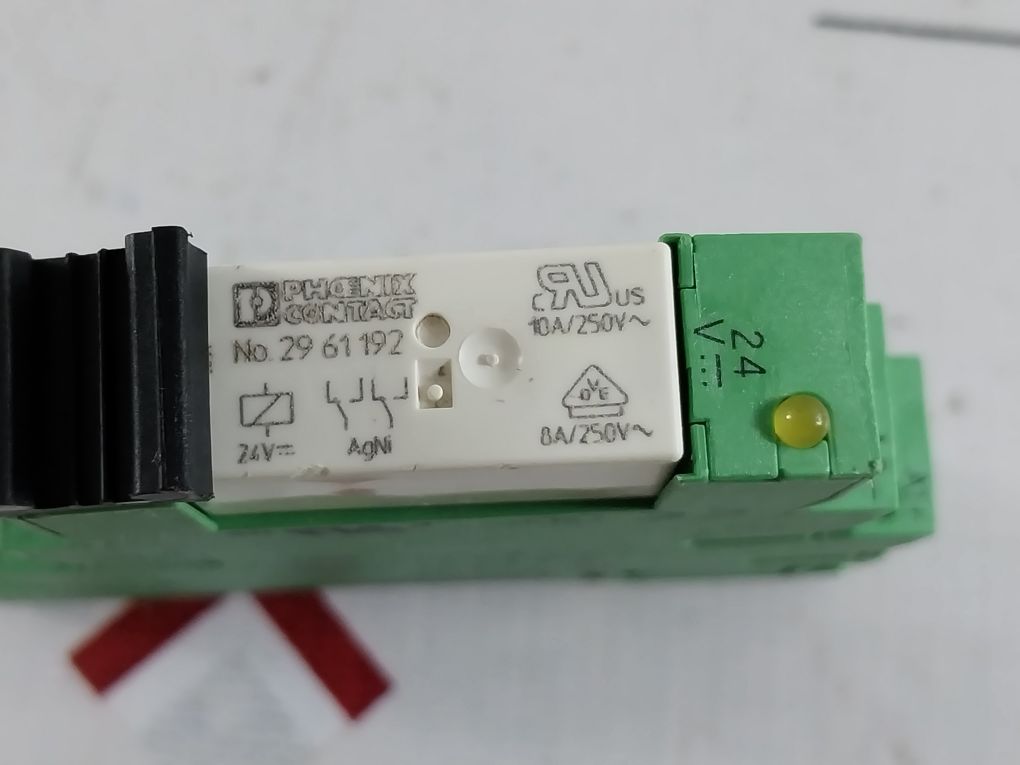 Lot of 3X Phoenix Contact PLC-BSC-24DC/21-21 Relay Base