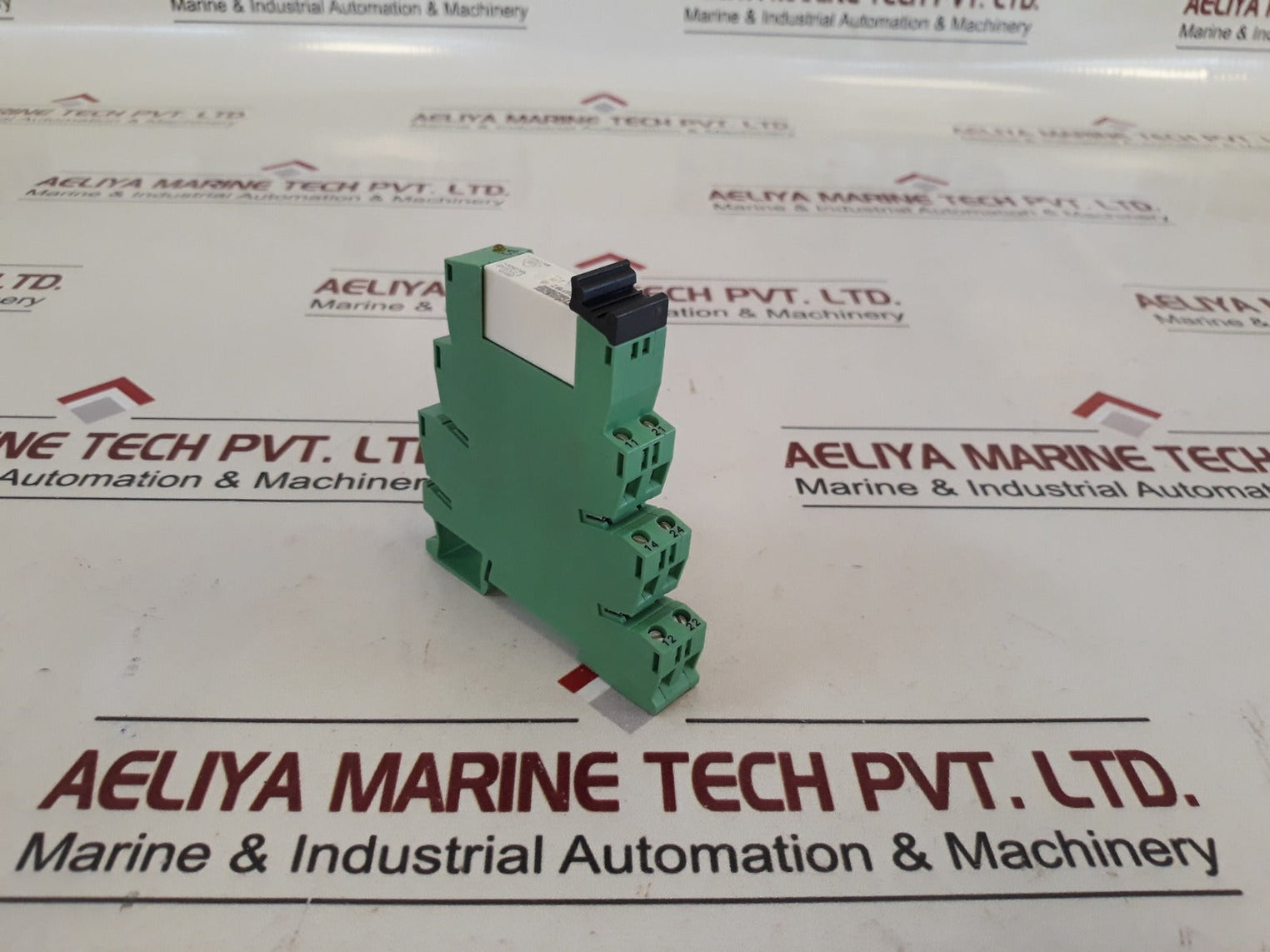Lot of 2X PHOENIX CONTACT PLC-BSC-24dc/21-21 Relay Terminal Block 2967015