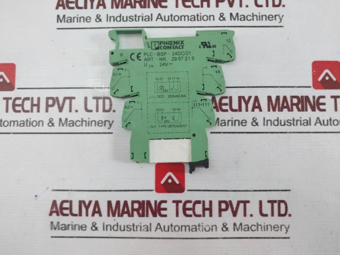 Phoenix Contact Plc-bsp-24Dc/21 Relay Base 2967219 24 V Dc