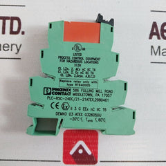 Lot of 5X PHOENIX CONTACT PLC-RSC-24DC/21-21ATEX,2980461 Relay Module RT940005