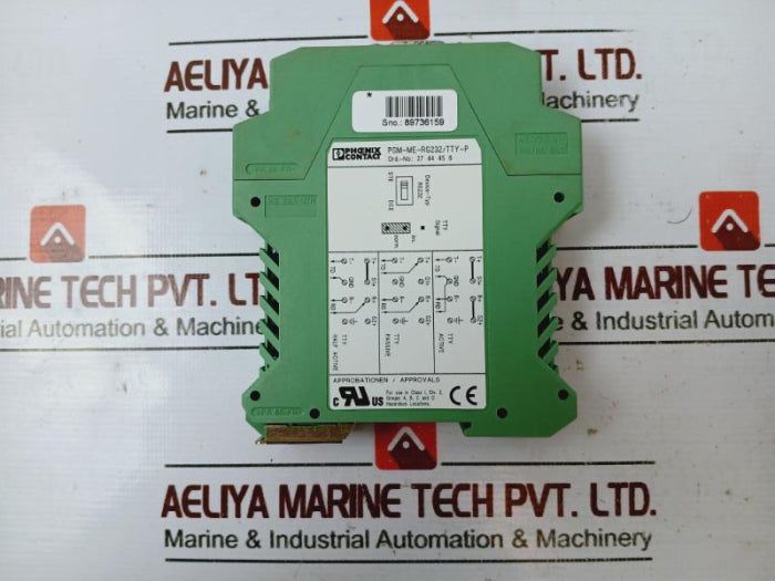 Phoenix Contact Psm-me-rs232/Tty-p Interface Converter 2744458, 24V