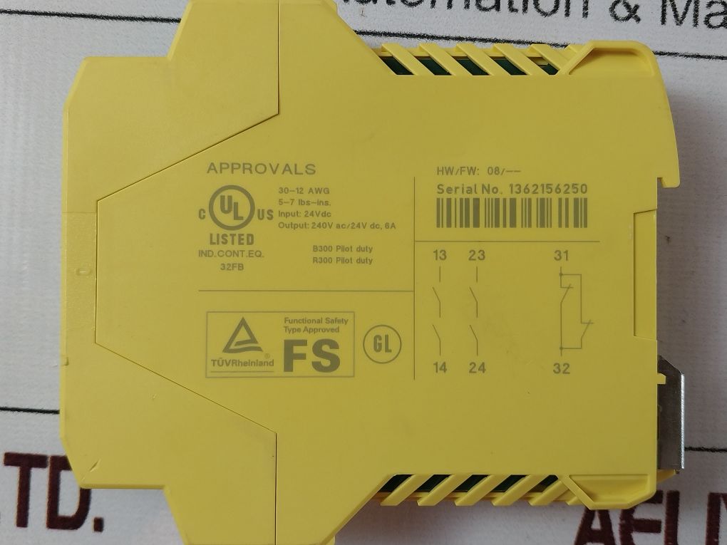 Phoenix Contact Psr-scp-24Dc/Esp4/2X1/1X2 Safety Relay 2981020