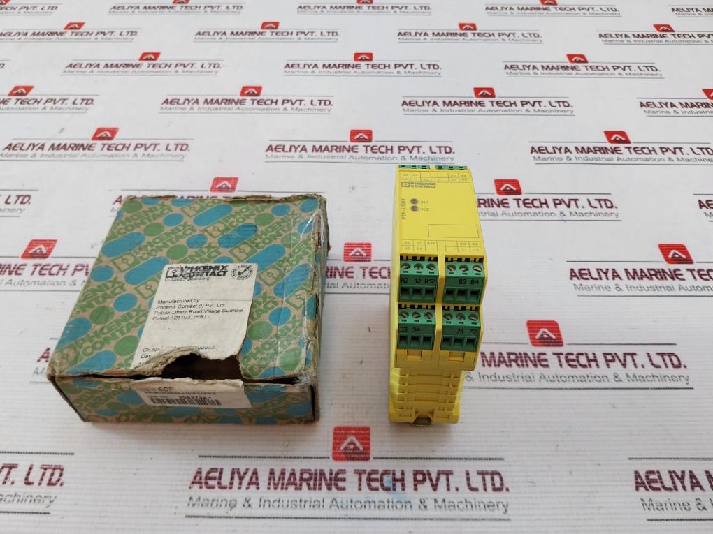 Phoenix Contact Psr-scp- 24Uc/Urm4/5X1/2X2 Safety Relays 230Vac 6A