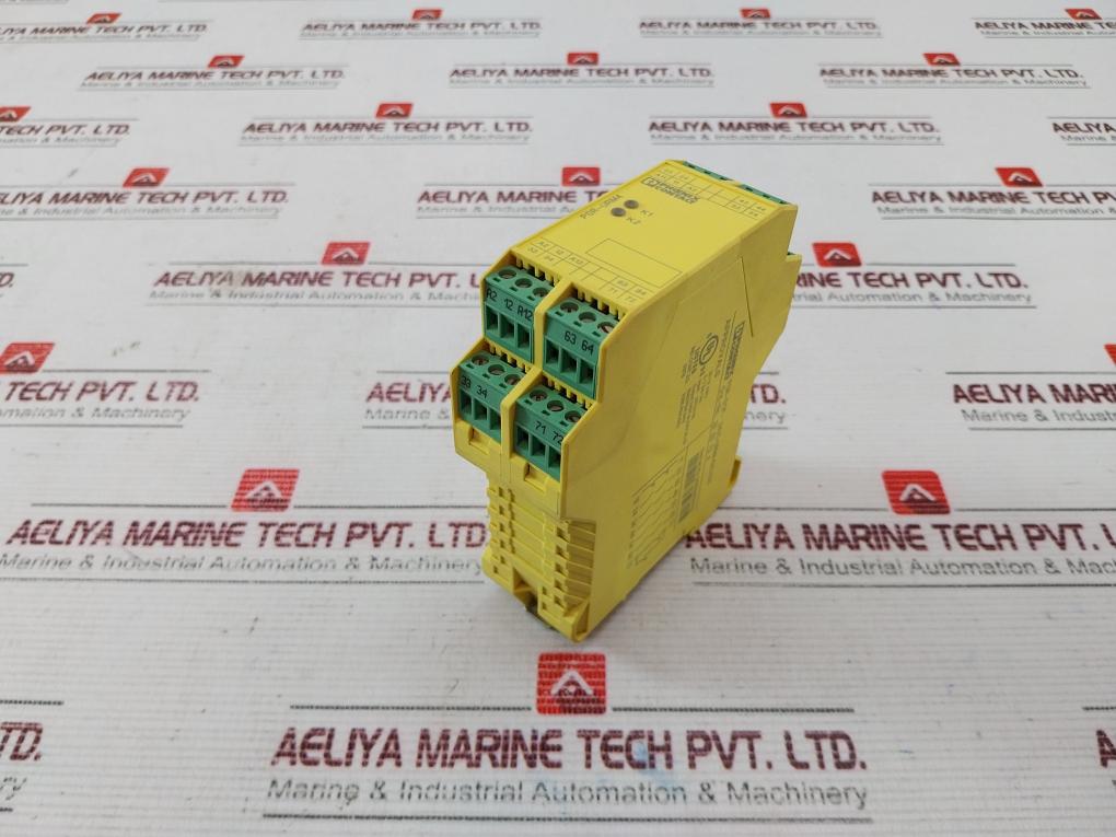Phoenix Contact Psr-scp- 24Uc/Urm4/5X1/2X2 Safety Relays 230Vac 6A