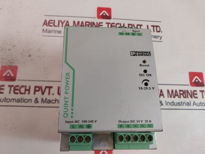 Phoenix Contact Quint-ps/1Ac/24Dc/20 Switching Power Supply 100-240V/50-60Hz