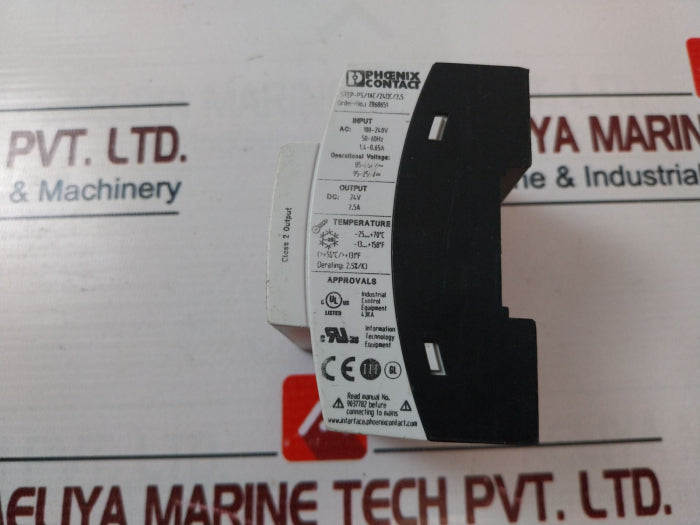 Phoenix Contact Step-ps/1Ac/24Dc/2.5 Power Supply Unit 100-240 Vac