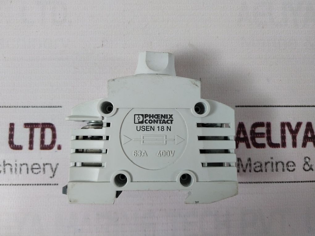 Phoenix Contact Usen 18 N Fuse Block Clamp 63A 400V