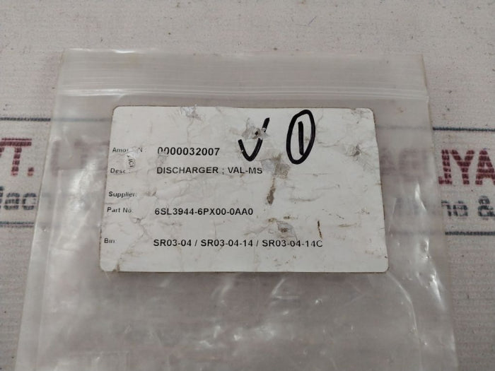 Phoenix Contact VAL-MS BE/FM Surge Protection Base 6SL3944-6PX00-0AA0