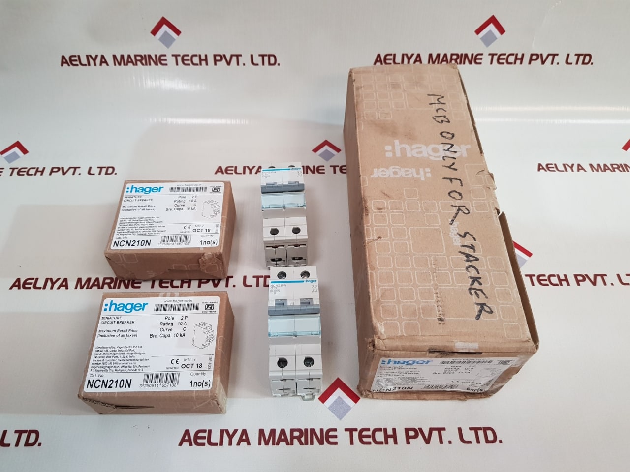 Hager Ncn210N Miniature Circuit Breaker - Aeliya Marine Tech