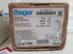 Hager Ncn210N Miniature Circuit Breaker - Aeliya Marine Tech