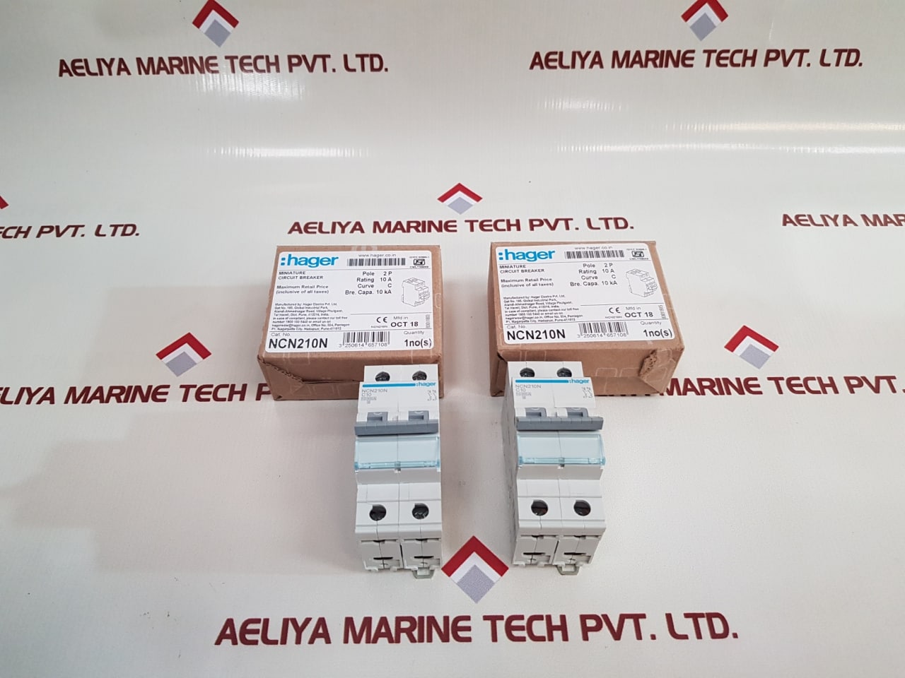 Hager Ncn210N Miniature Circuit Breaker - Aeliya Marine Tech