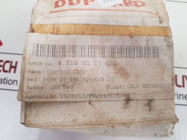 4 118 01 11 020 Control Card - Aeliya Marine Tech