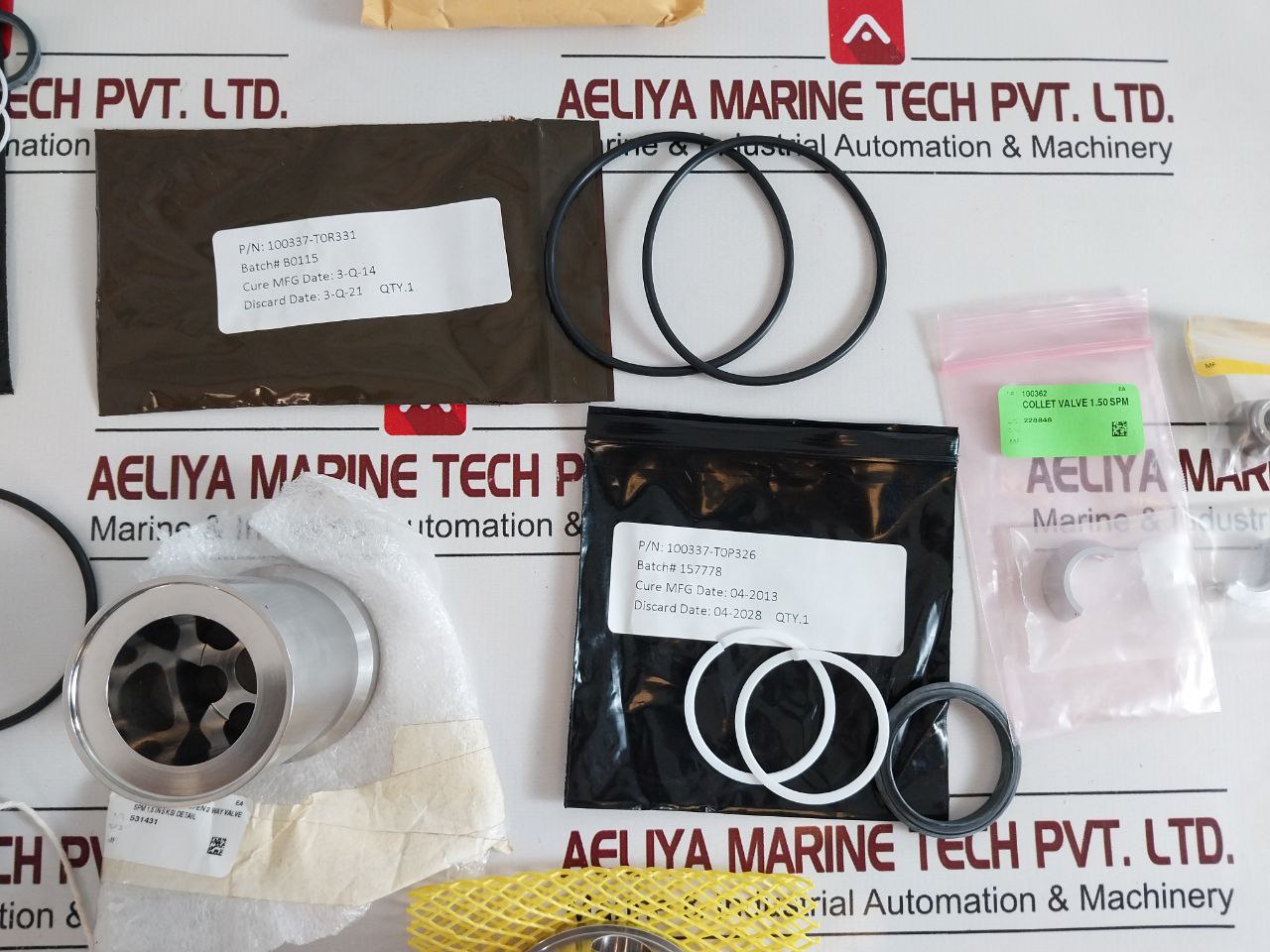 Parker 100774, 100766,100666-08,100365,100768,100360 valve kit