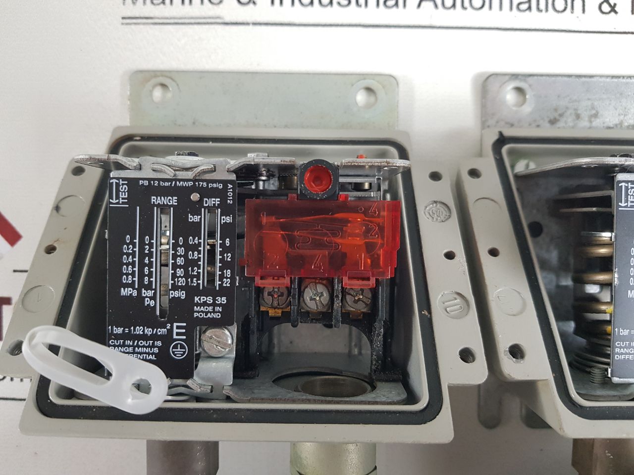 Danfoss KPS 35 Pressure Switch 060-3100, 480vac 6a