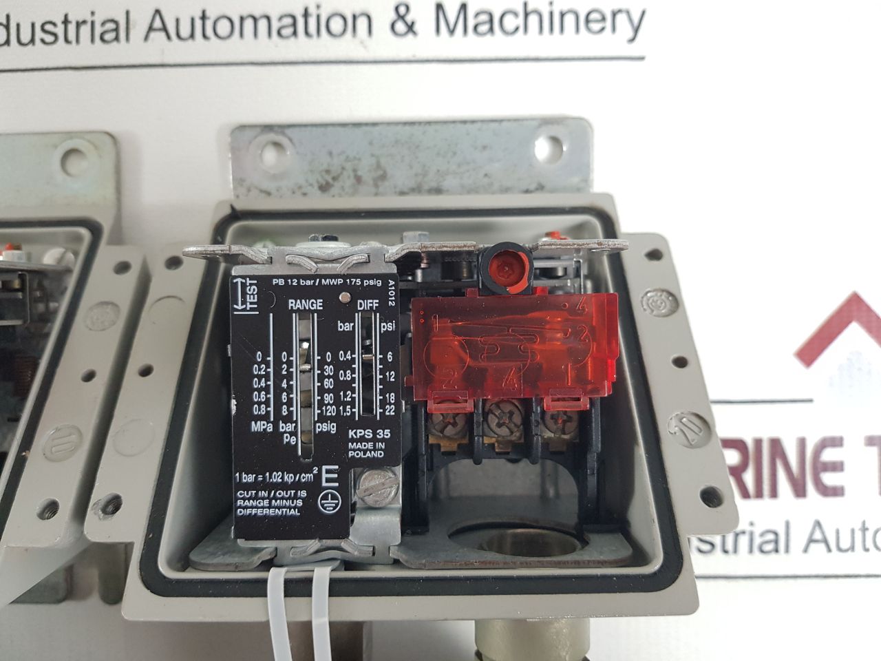 Danfoss KPS 35 Pressure Switch 060-3100, 480vac 6a