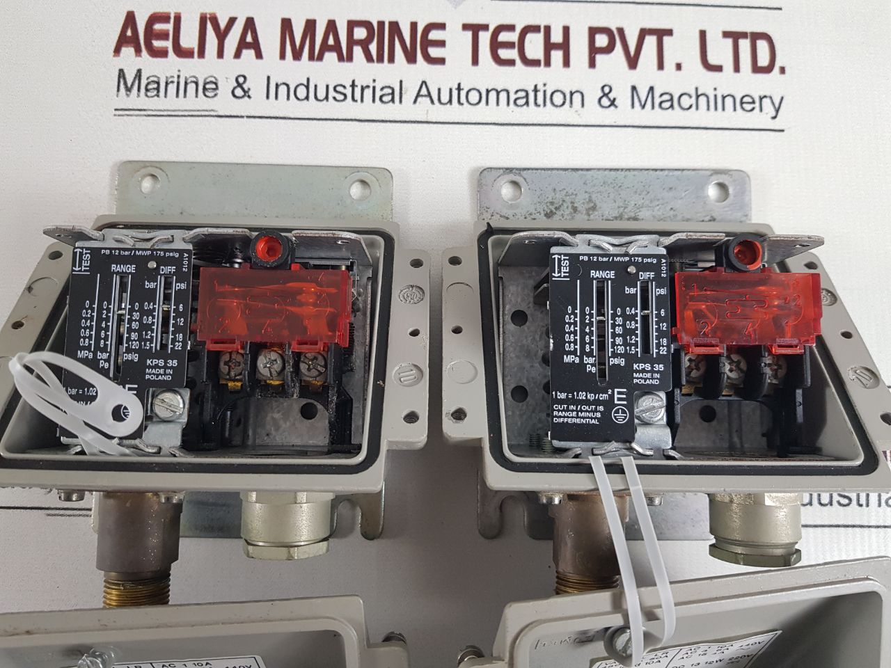 Danfoss KPS 35 Pressure Switch 060-3100, 480vac 6a