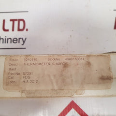 Lsw 0 To 100°C Thermometer 87201