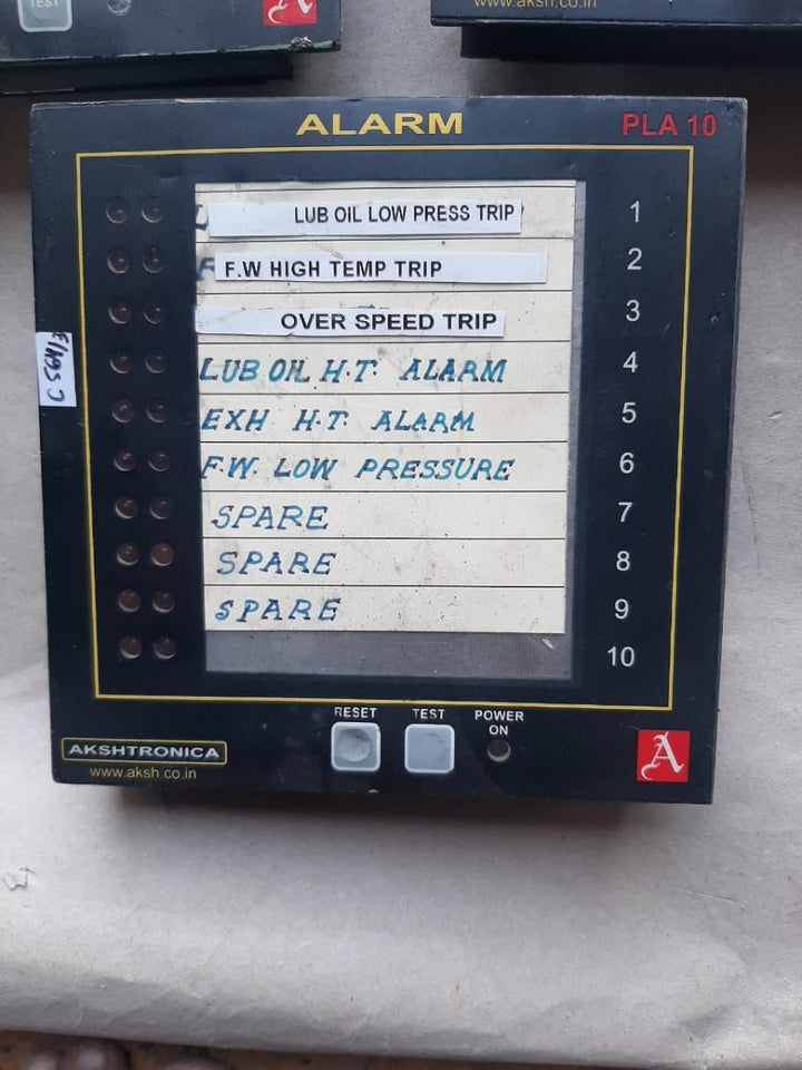 Akshtronica Pla 10 Alarm Annunciator