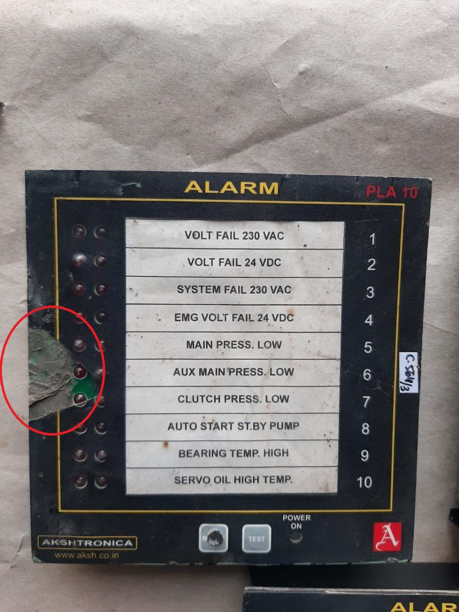 Akshtronica Pla 10 Alarm Annunciator