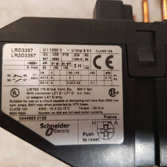 Telemecanique Lr2d3357 Thermal Overload Relay 37-50a 600v A.c