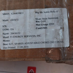 Nov Cv16J00473-0004 Spares Adjustable Choke Ch2 2 In Ma 20416152