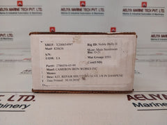 Dtl Technologies Er110T Shuttle Valve 3/8 In Dampene Repair Kit 2786056-05-99