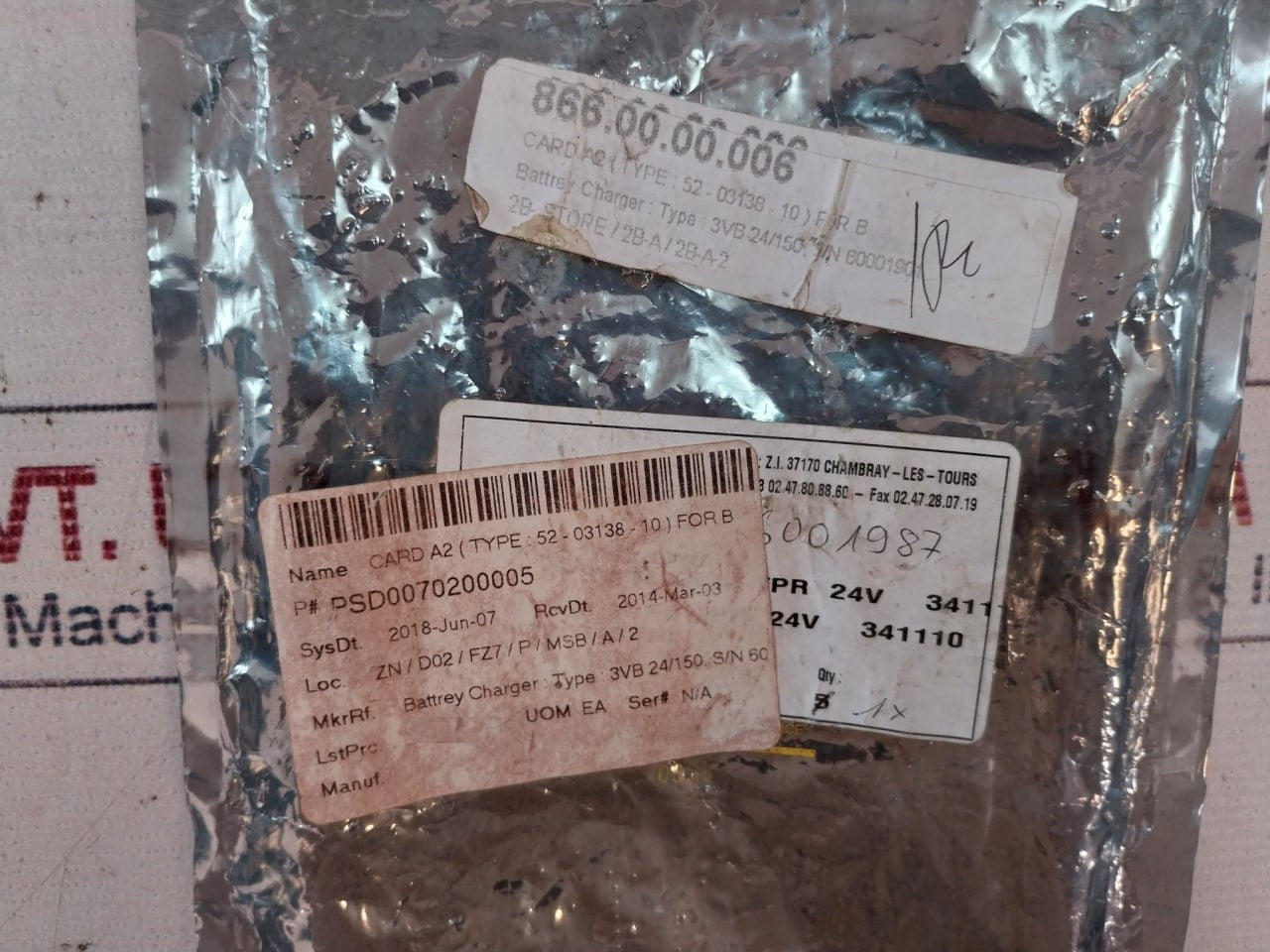 Sab Nife 53-34116-00 Printed Circuit Board
