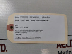 Huisman 2032562 Seal Set 50-34/1