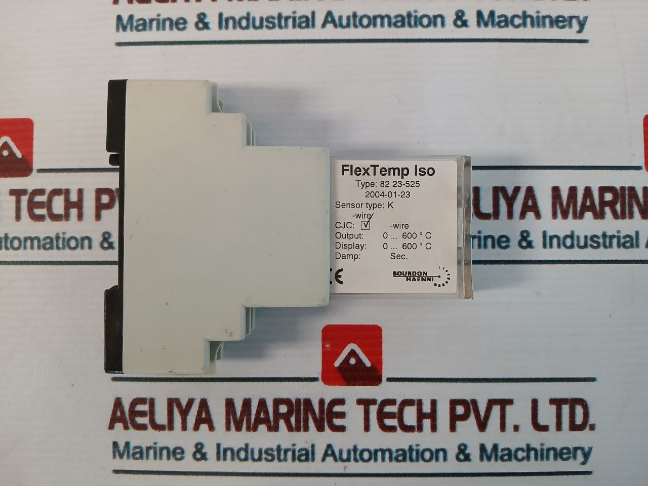 Bourdon Haenni 82 23-525 Flex Temperature Converter Output: 0-600°C 4-20 Ma