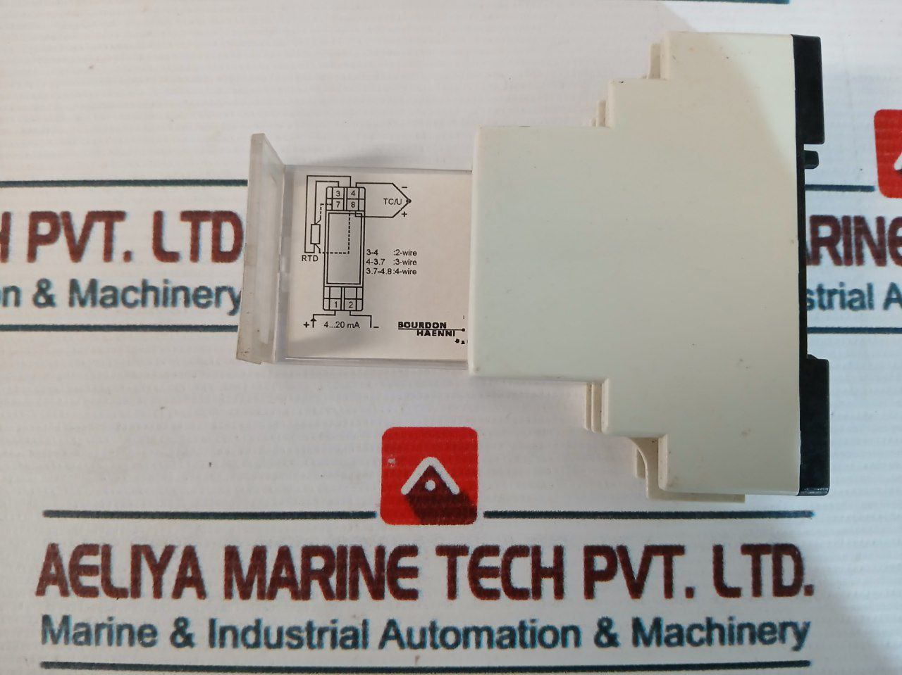 Bourdon Haenni 82 23-525 Flex Temperature Converter Output: 0-600°C 4-20 Ma