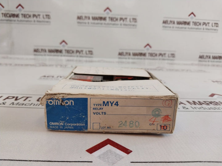 Lot of 5X Omron MY4 Relay 5A 250VAC