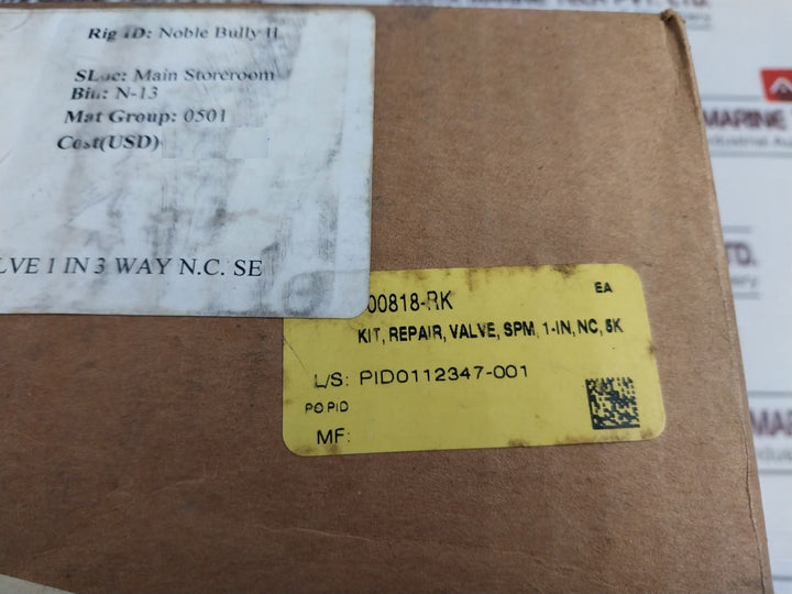 Oceaneering 100818-RK Valve Repair Kit TP018 N4115 B011
