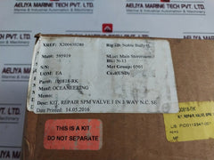 Oceaneering 100818-RK Valve Repair Kit TP018 N4115 B011