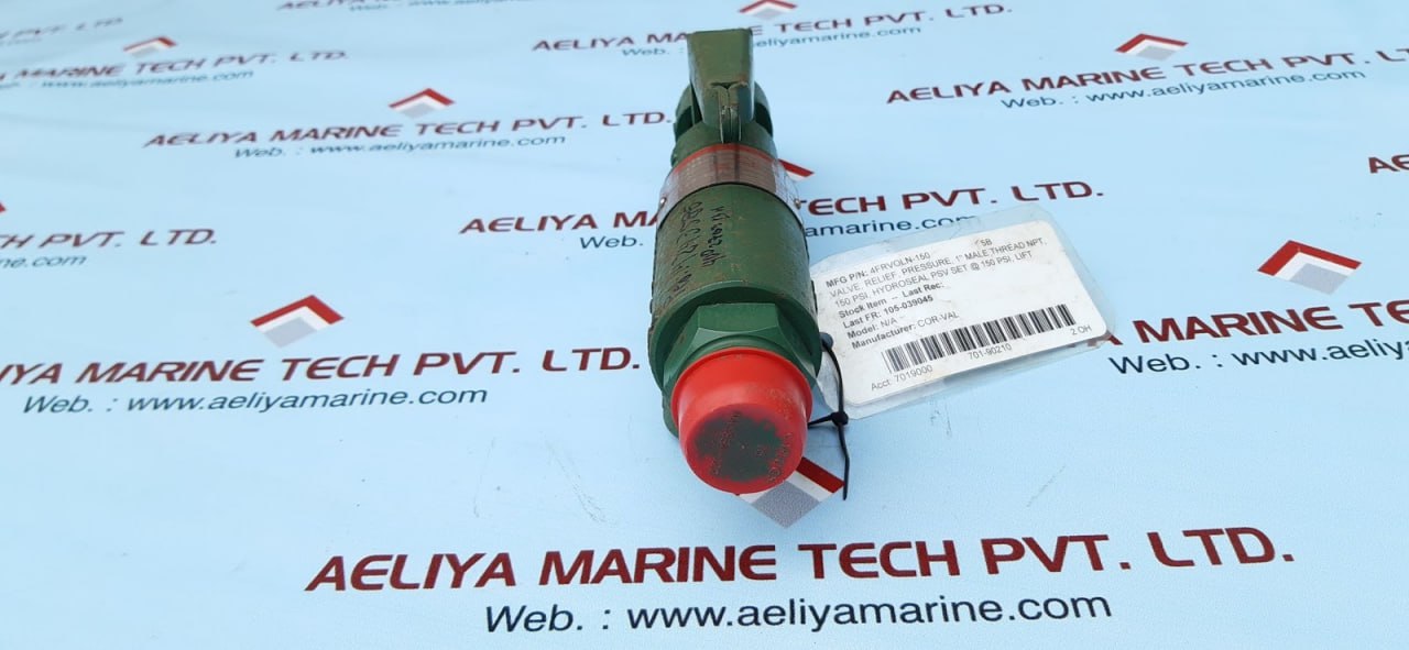 HYDROSEAL 4FRV0LN/C0 Pressure Relief Valve 1/2 Inch - Aeliya Marine Tech