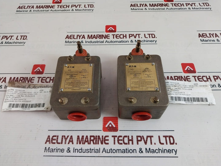 Eaton 10316H2168 Hazardous Location Limit Switch 600V AC Max