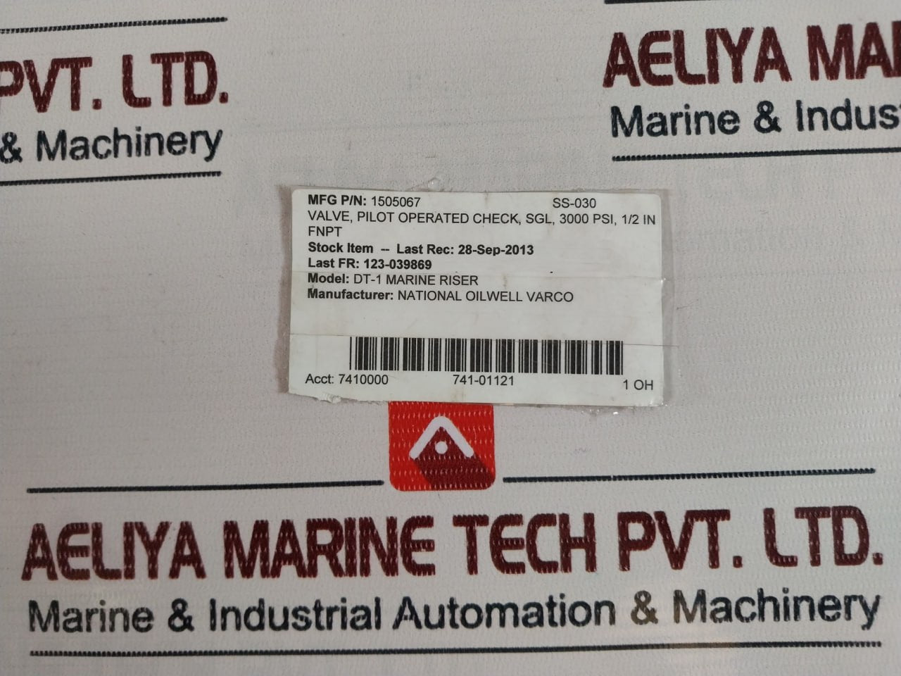 Parker B10-3-8P Cartridge Valve Body 3000 Psi Rev 2 1505067