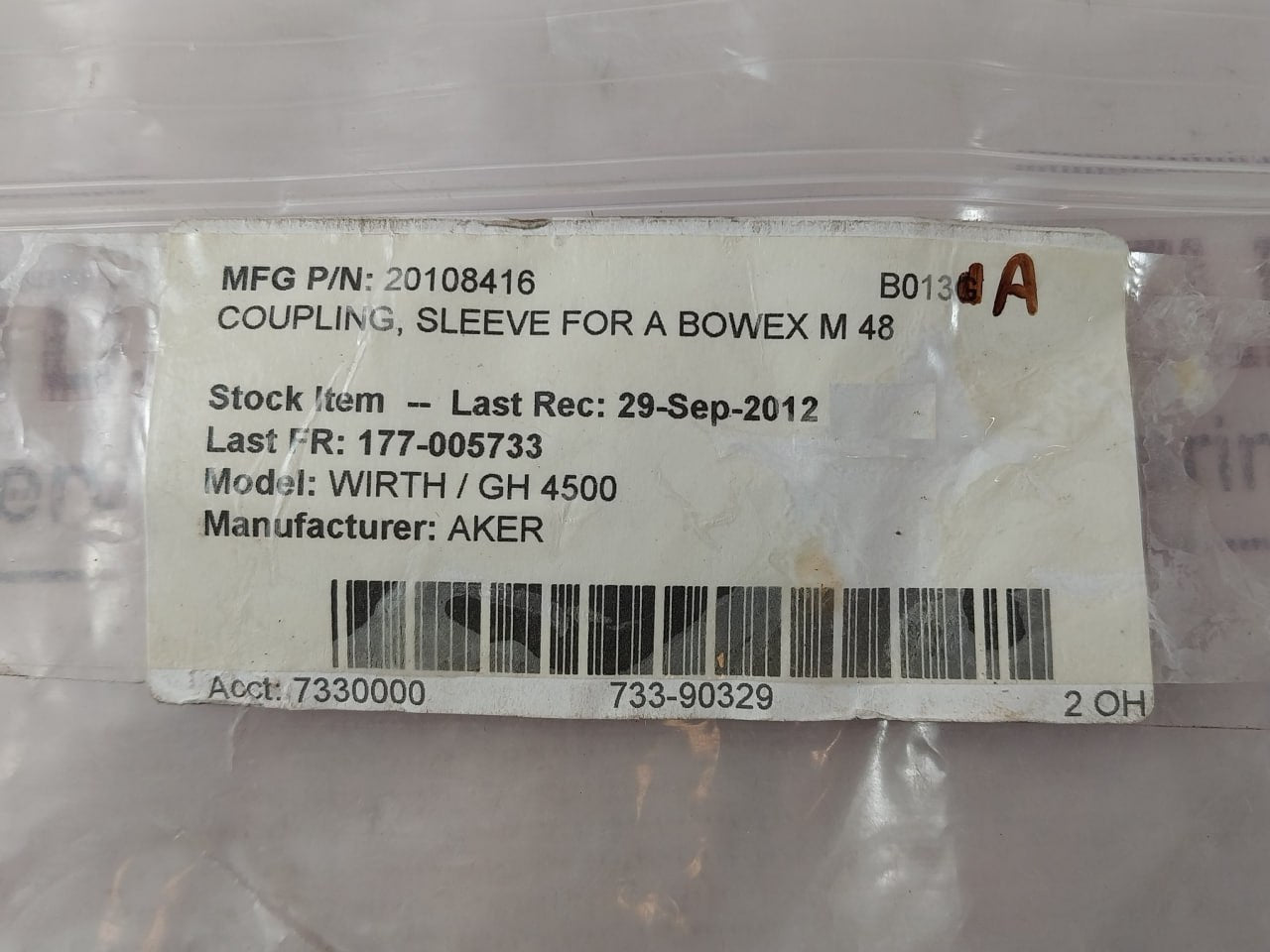 Aker KTR-Kupplungstechnik Bowex M-48 Sleeve