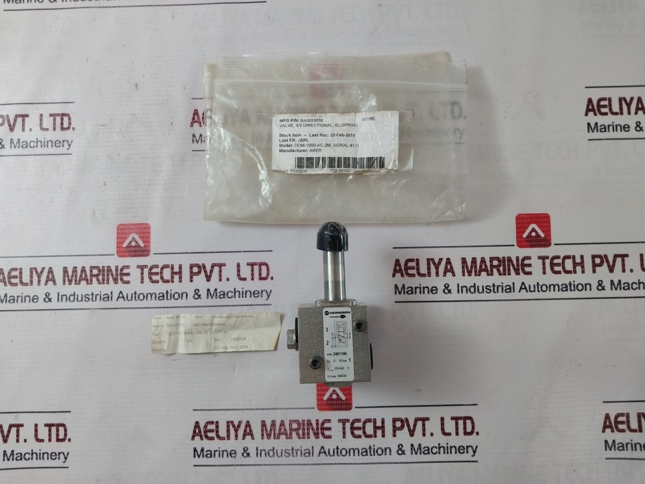 NORGREN 2401196 Directional Valve DDM-1000-AC-2M