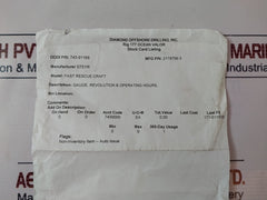 VDO A2C53194867 Tachometer 0 To 50 RPM X 100