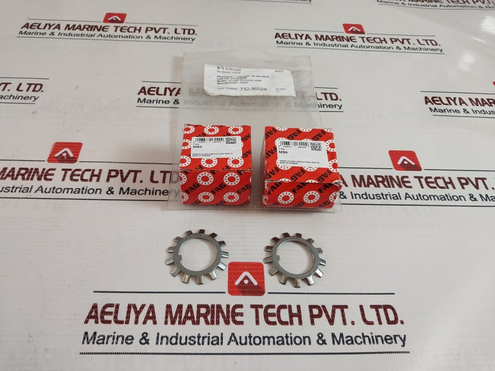 Lot Of 2X FAG /Aker MB6 Lock Washer